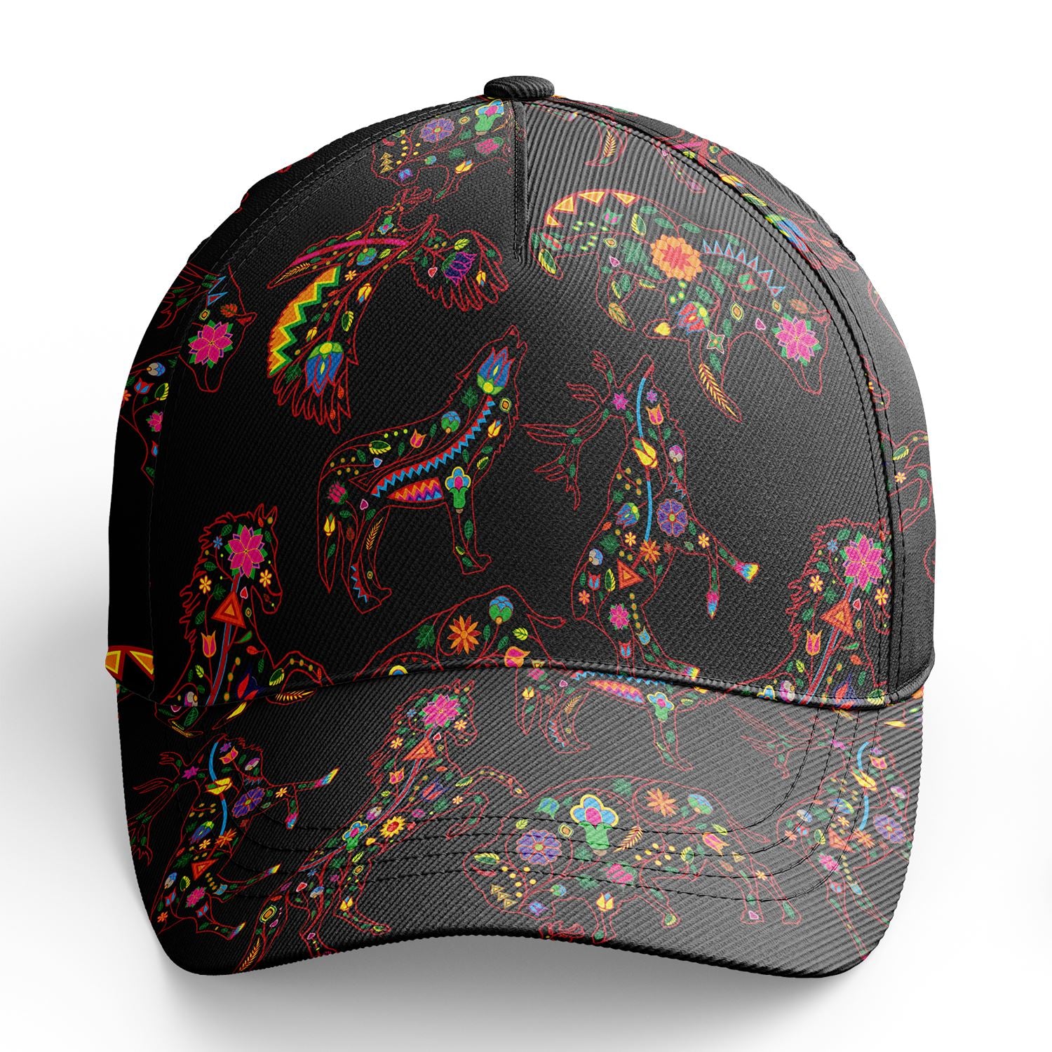 Floral Animals Snapback Hat hat Herman