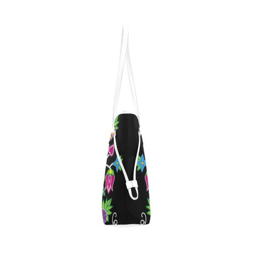 Floral Beadwork-01 Clover Canvas Tote Bag (Model 1661) Clover Canvas Tote Bag (1661) e-joyer