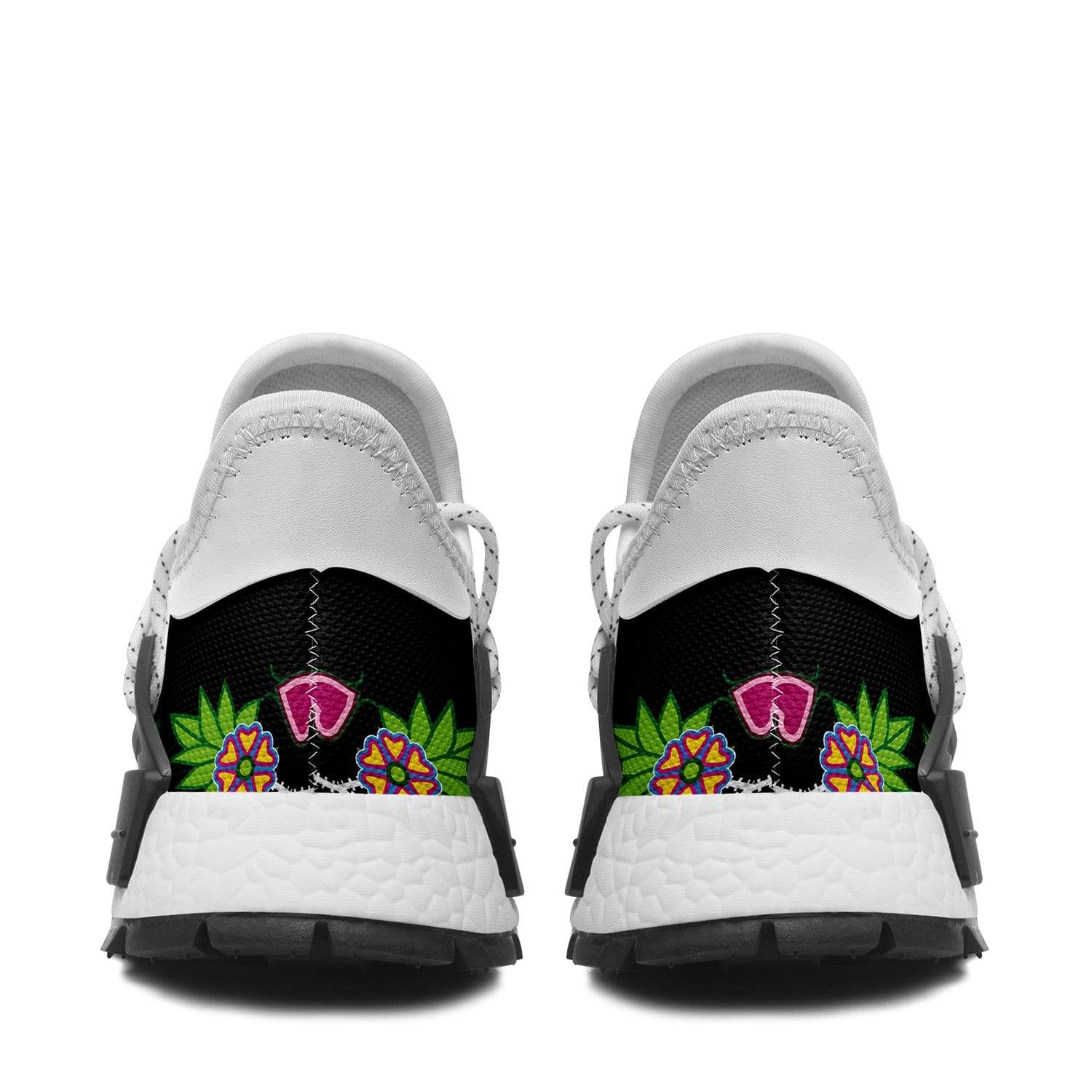 Floral Beadwork - 01 Okaki Sneakers Shoes 49 Dzine
