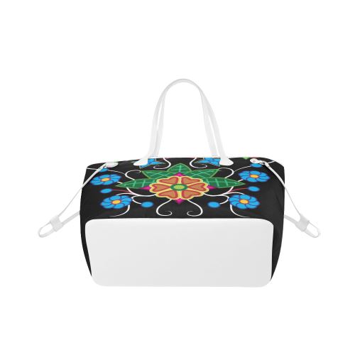 Floral Beadwork-02 Clover Canvas Tote Bag (Model 1661) Clover Canvas Tote Bag (1661) e-joyer