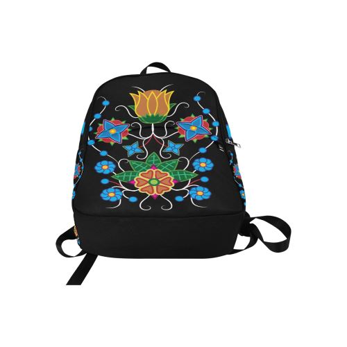 Floral Beadwork-02 Fabric Backpack for Adult (Model 1659) Casual Backpack for Adult (1659) e-joyer