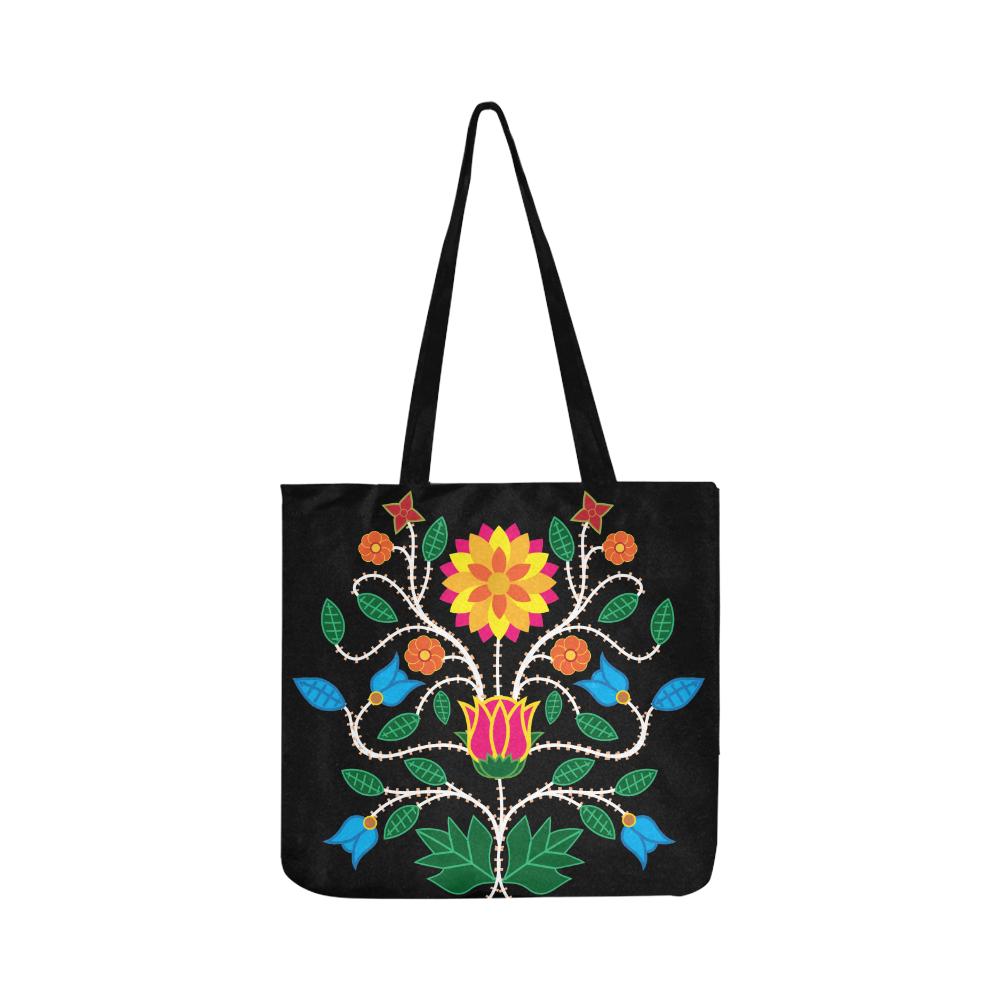 Floral Beadwork-03 Reusable Shopping Bag Model 1660 (Two sides) Shopping Tote Bag (1660) e-joyer