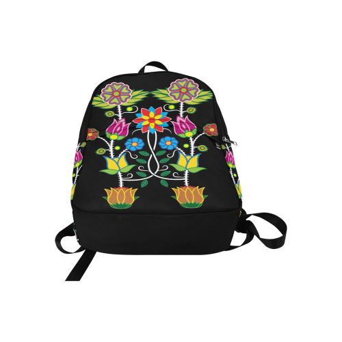 Floral Beadwork-04 Fabric Backpack for Adult (Model 1659) Casual Backpack for Adult (1659) e-joyer