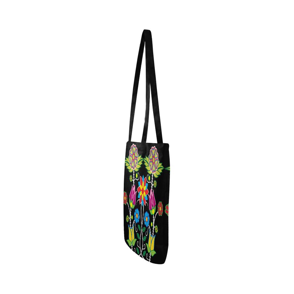 Floral Beadwork-04 Reusable Shopping Bag Model 1660 (Two sides) Shopping Tote Bag (1660) e-joyer