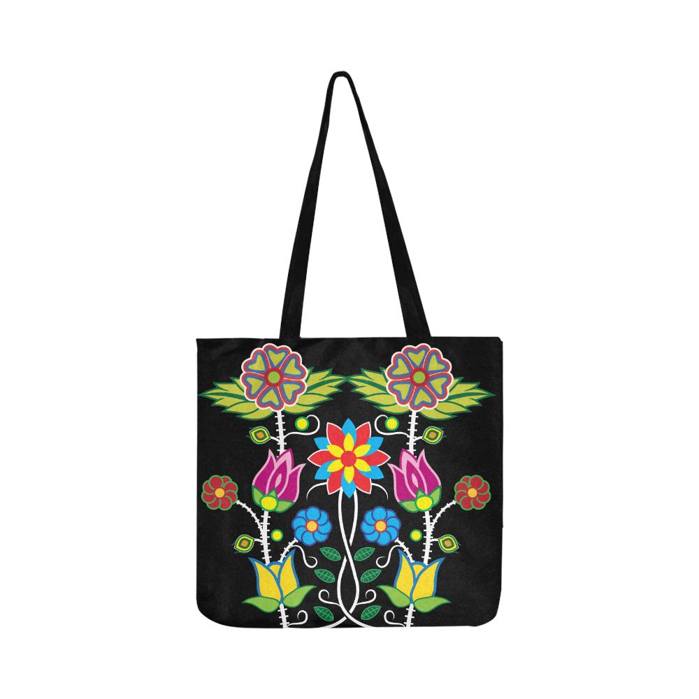 Floral Beadwork-04 Reusable Shopping Bag Model 1660 (Two sides) Shopping Tote Bag (1660) e-joyer