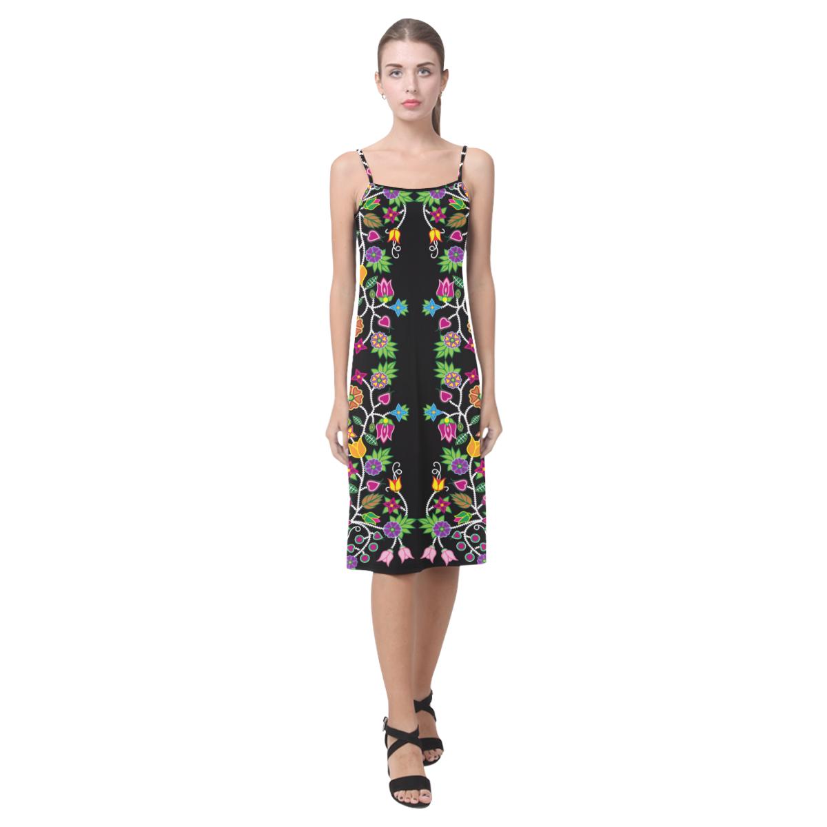 Floral Beadwork Alcestis Slip Dress (Model D05) Alcestis Slip Dress (D05) e-joyer
