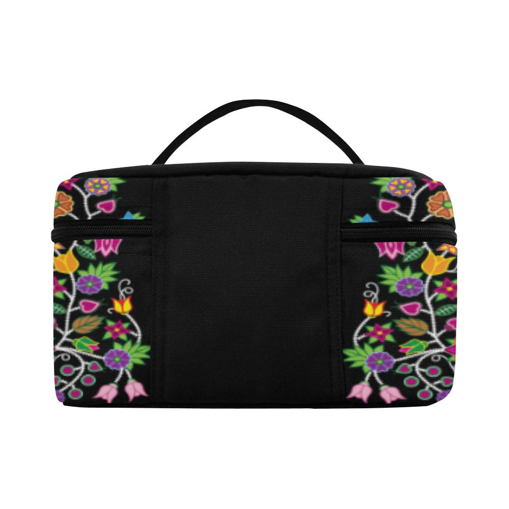 Floral Beadwork Cosmetic Bag/Large (Model 1658) Cosmetic Bag e-joyer