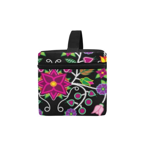 Floral Beadwork Cosmetic Bag/Large (Model 1658) Cosmetic Bag e-joyer