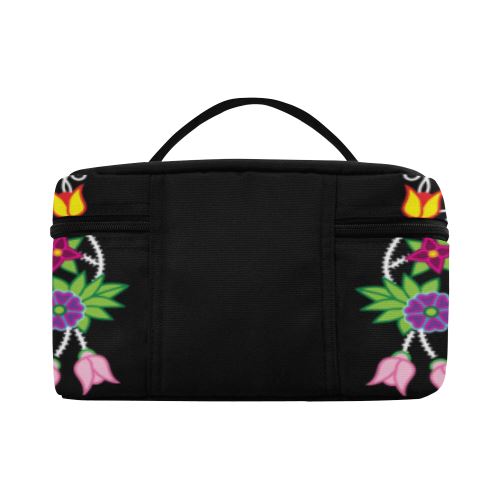 Floral Beadwork Cosmetic Bag/Large (Model 1658) Cosmetic Bag e-joyer