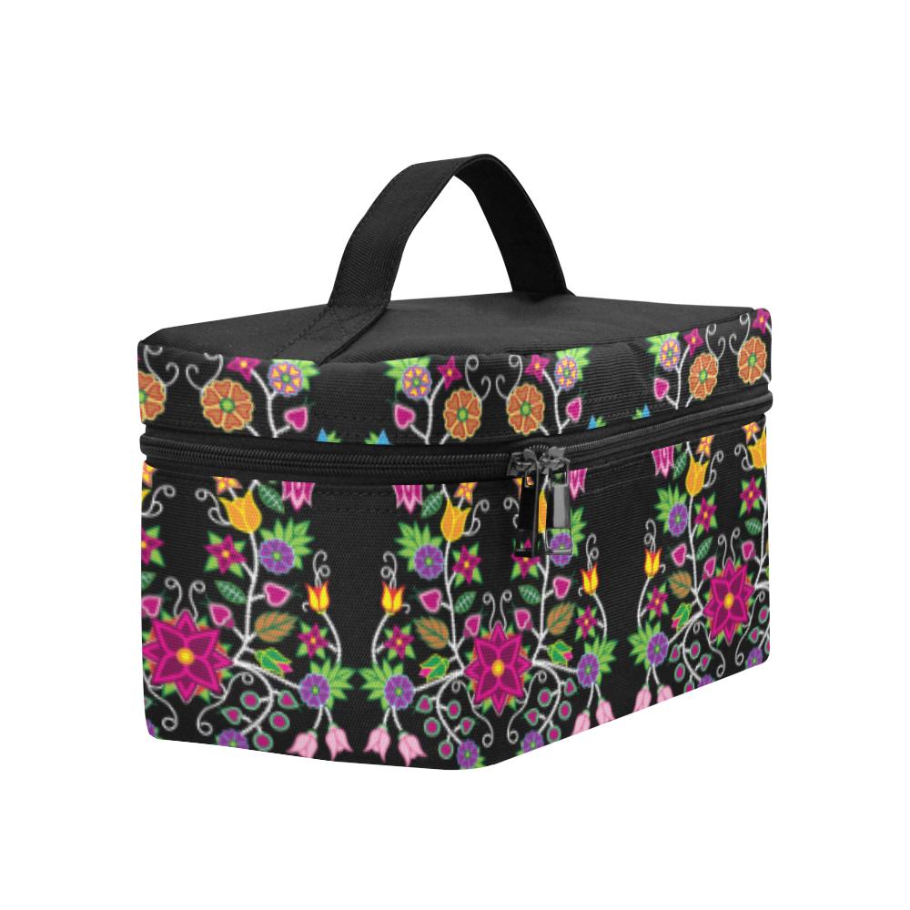 Floral Beadwork Cosmetic Bag/Large (Model 1658) Cosmetic Bag e-joyer