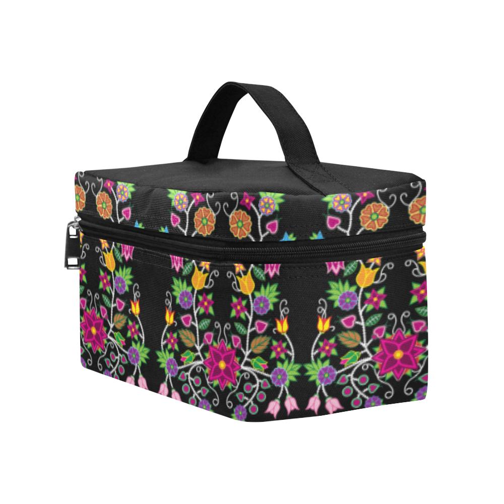 Floral Beadwork Cosmetic Bag/Large (Model 1658) Cosmetic Bag e-joyer