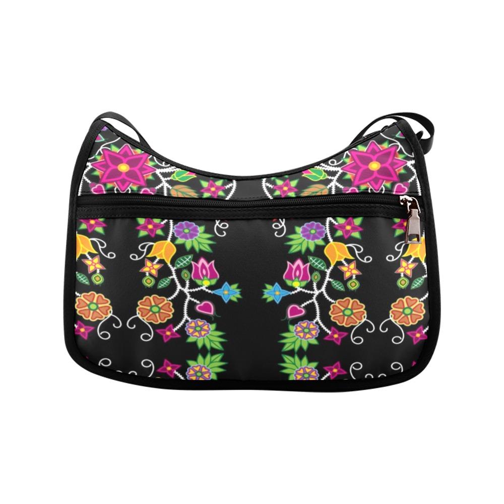 Floral Beadwork Crossbody Bags (Model 1616) Crossbody Bags (1616) e-joyer 