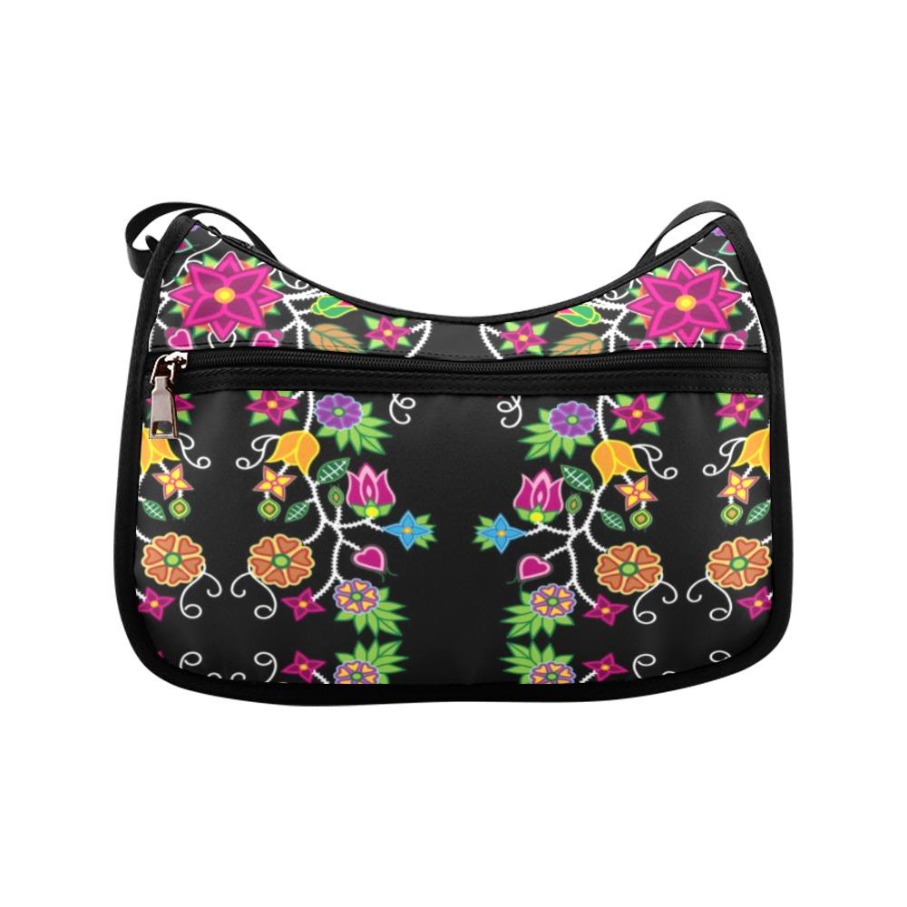 Floral Beadwork Crossbody Bags (Model 1616) Crossbody Bags (1616) e-joyer 