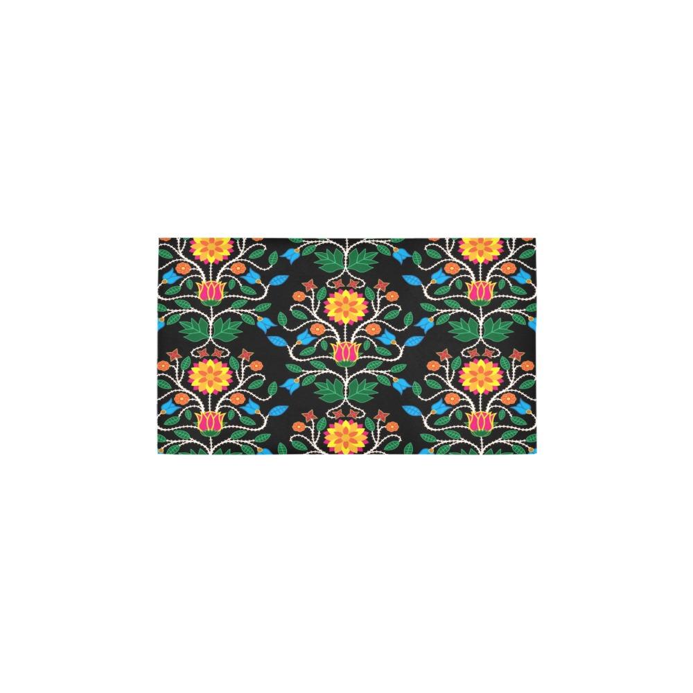 Floral Beadwork Four Clans Bath Rug 16''x 28'' Bath Rug 16''x 28'' e-joyer