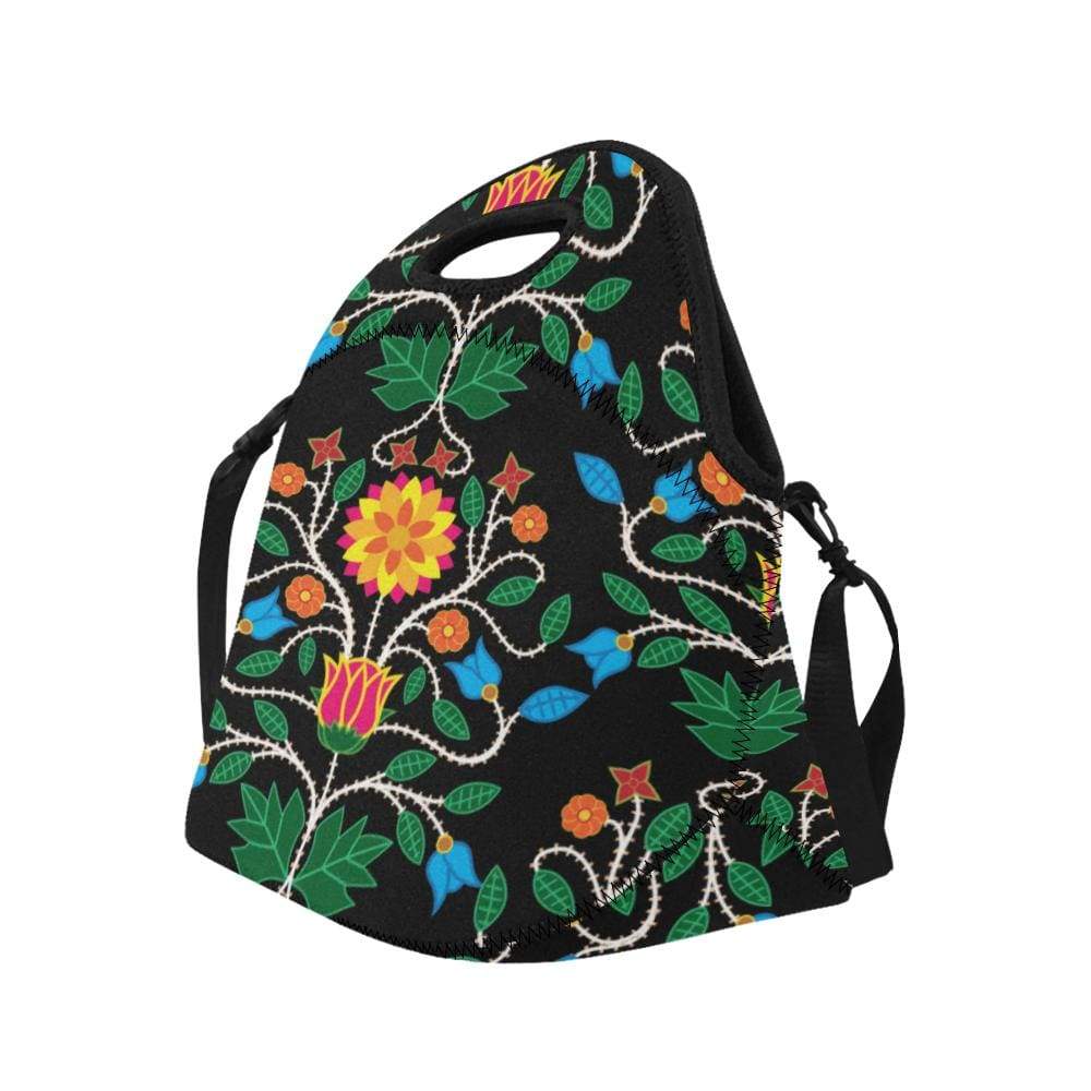 Floral Beadwork Four Clans Neoprene Lunch Bag/Large (Model 1669) Neoprene Lunch Bag/Large (1669) e-joyer