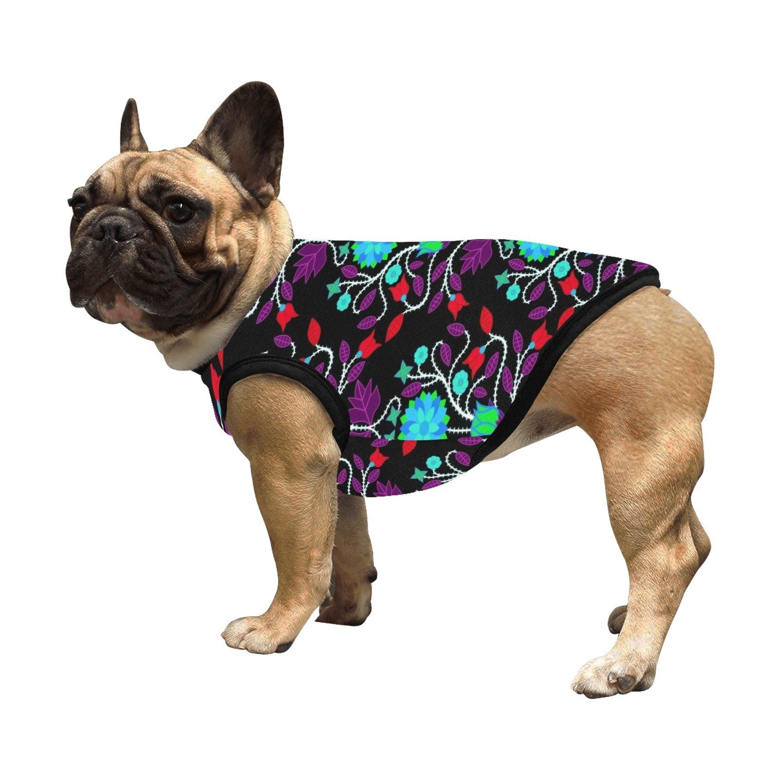 Floral Beadwork Four Clans Winter All Over Print Pet Tank Top Pet Tank Top e-joyer