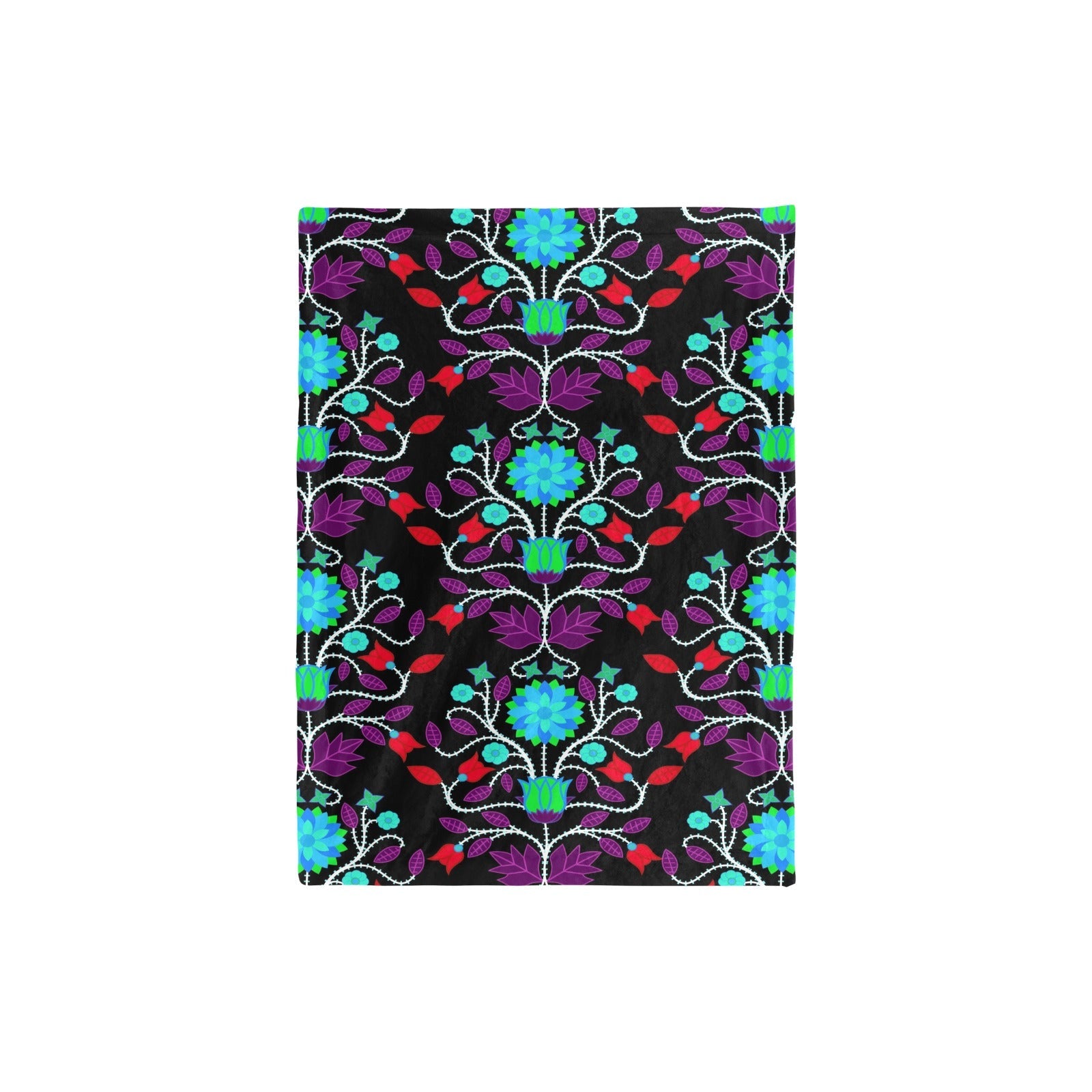 Floral Beadwork Four Clans Winter Baby Blanket 30"x40" Baby Blanket 30"x40" e-joyer