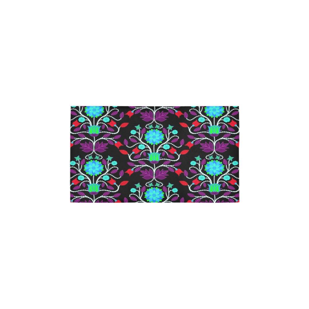 Floral Beadwork Four Clans Winter Bath Rug 16''x 28'' Bath Rug 16''x 28'' e-joyer