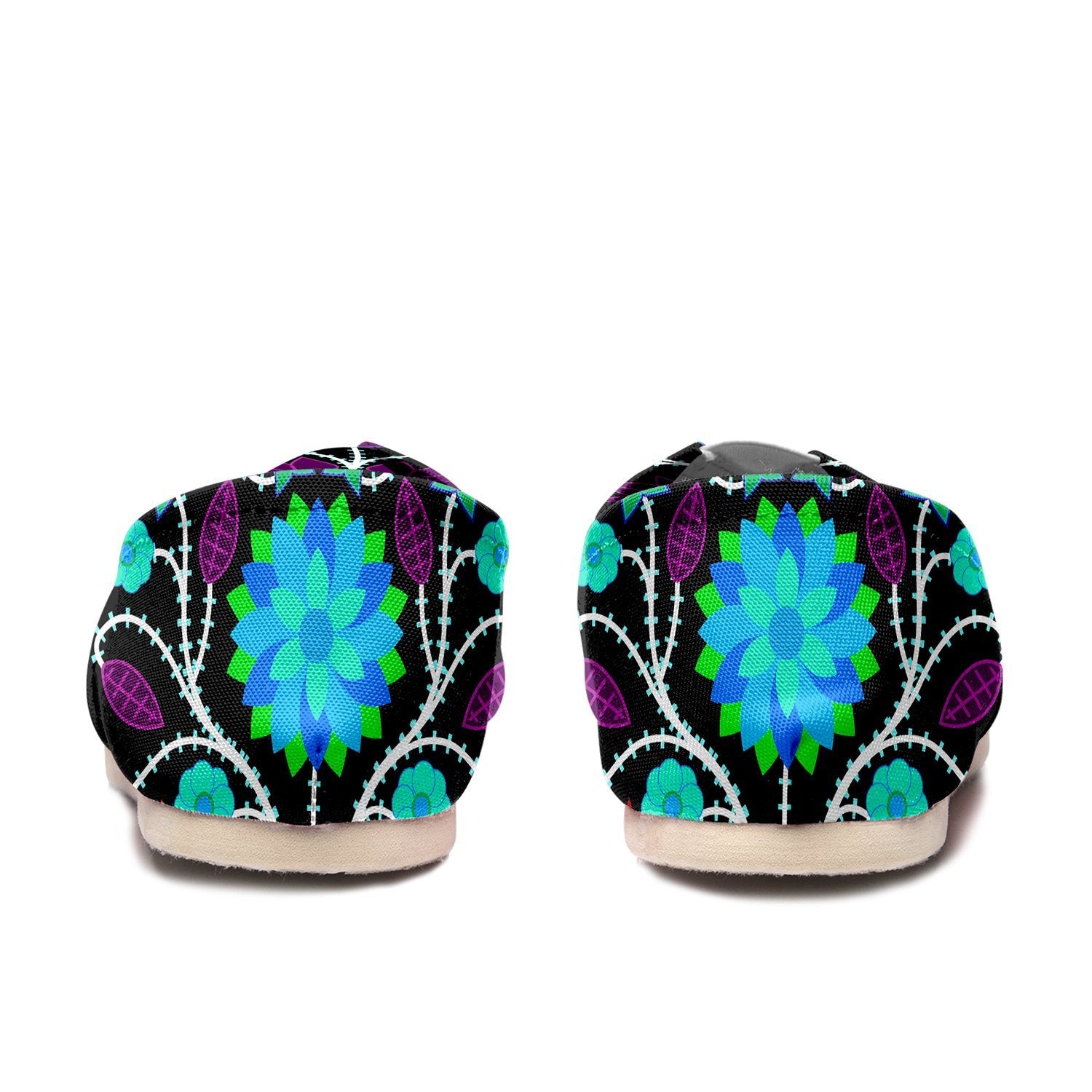 Floral Beadwork Four Clans Winter Casual Unisex Slip On Shoe Herman