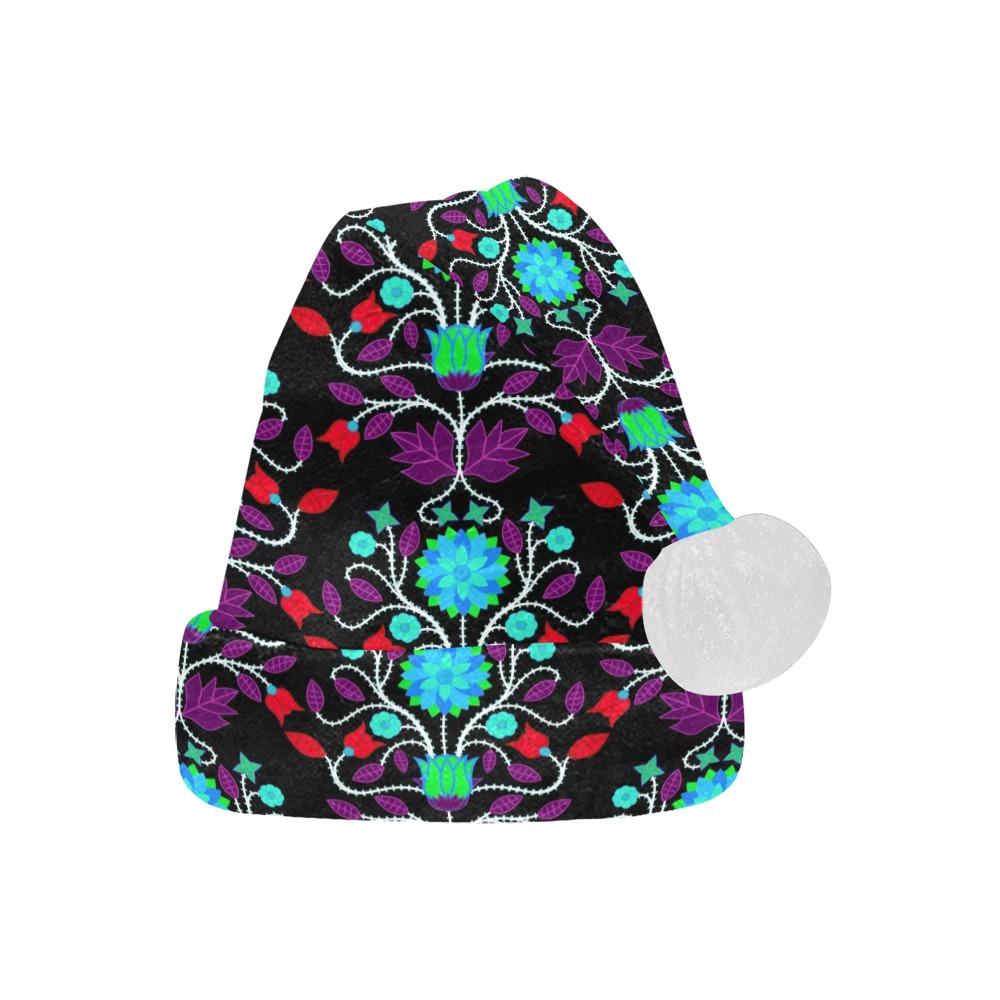 Floral Beadwork Four Clans Winter Santa Hat Santa Hat e-joyer