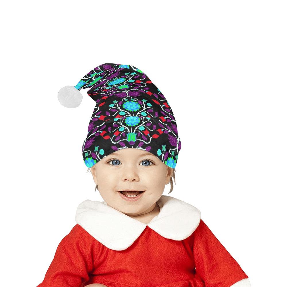 Floral Beadwork Four Clans Winter Santa Hat Santa Hat e-joyer