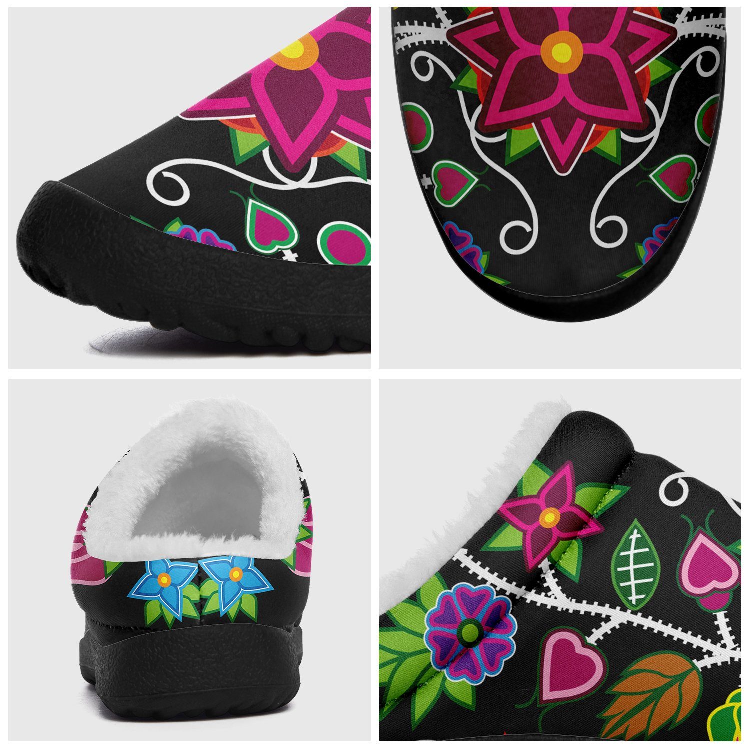 Floral Beadwork Ikinnii Indoor Slipper 49 Dzine