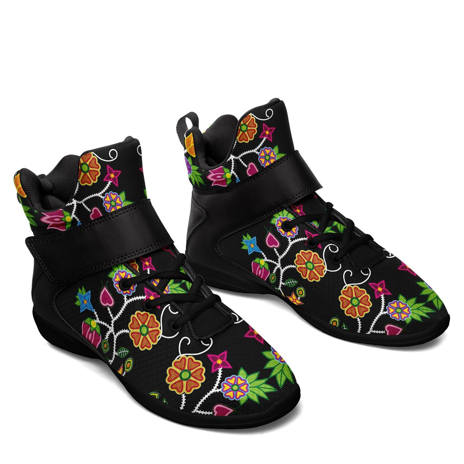 Floral Beadwork Ipottaa Basketball / Sport High Top Shoes 49 Dzine