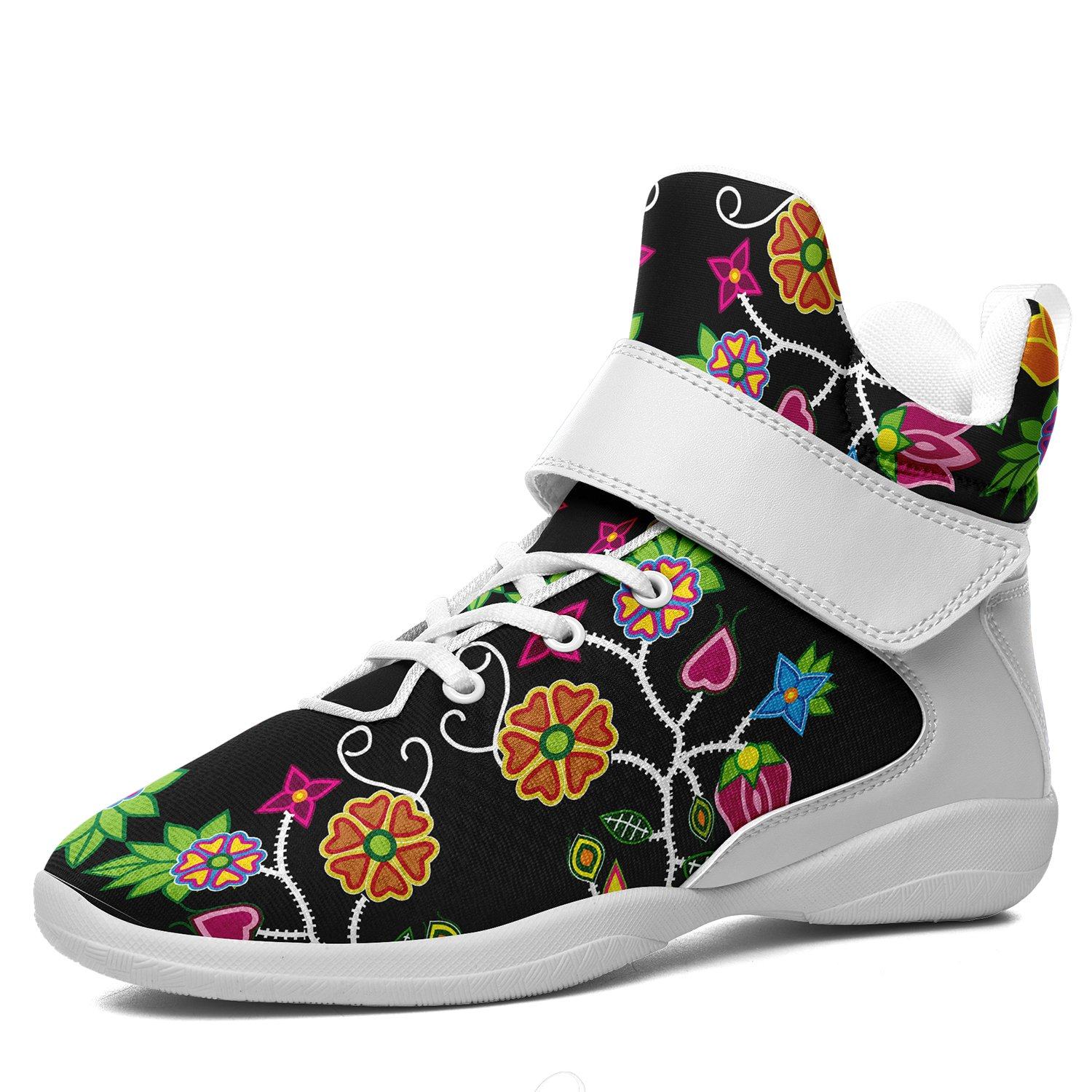 Floral Beadwork Ipottaa Basketball / Sport High Top Shoes 49 Dzine