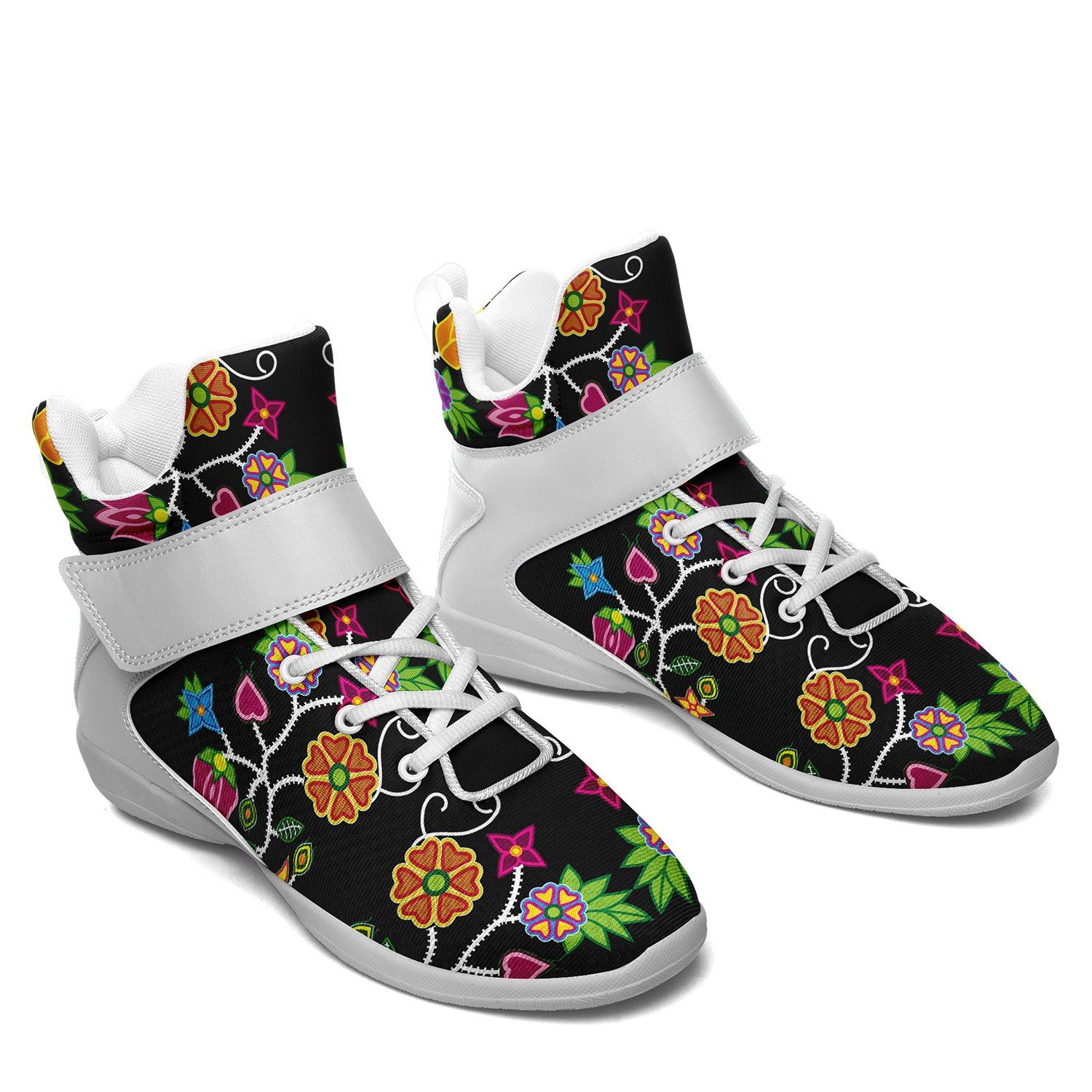 Floral Beadwork Ipottaa Basketball / Sport High Top Shoes 49 Dzine
