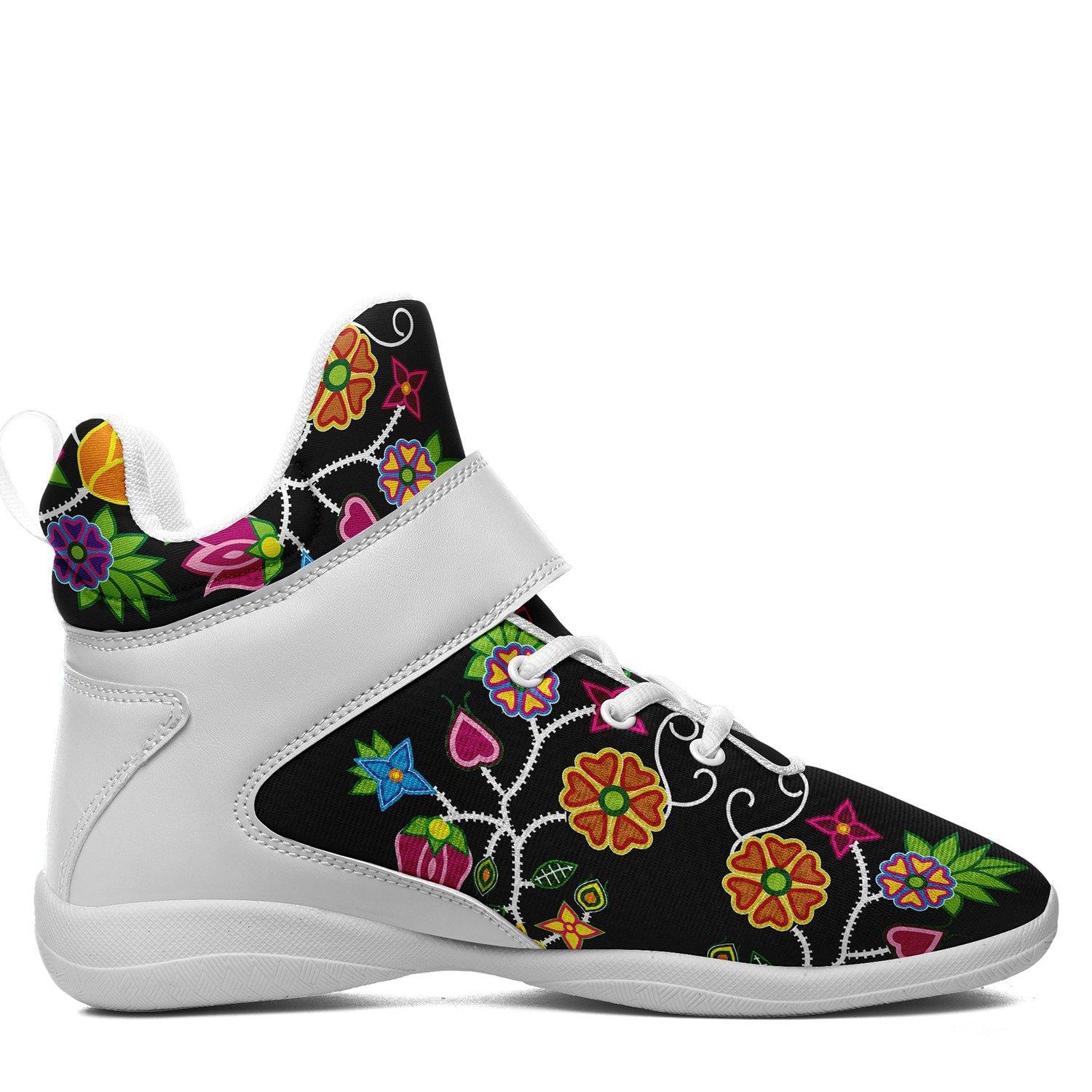 Floral Beadwork Kid's Ipottaa Basketball / Sport High Top Shoes 49 Dzine 