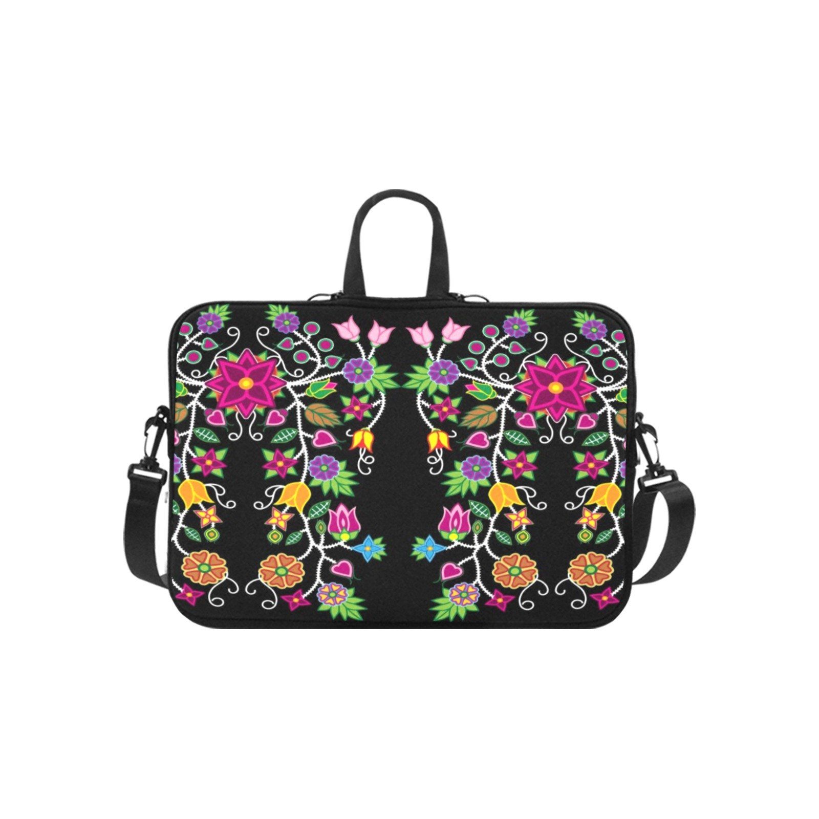 Floral Beadwork Laptop Handbags 11" bag e-joyer 