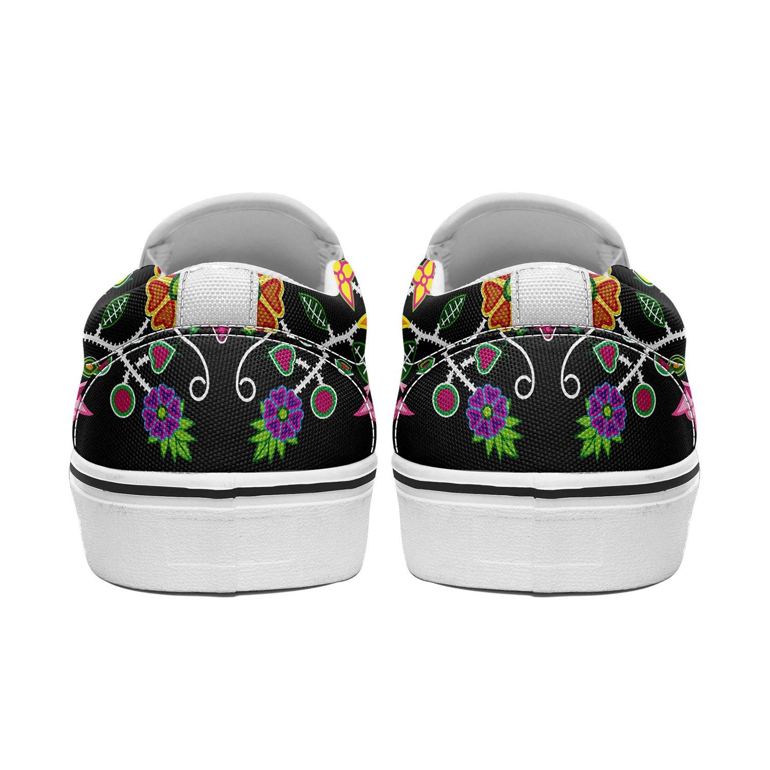 Floral Beadwork Otoyimm Canvas Slip On Shoes 49 Dzine