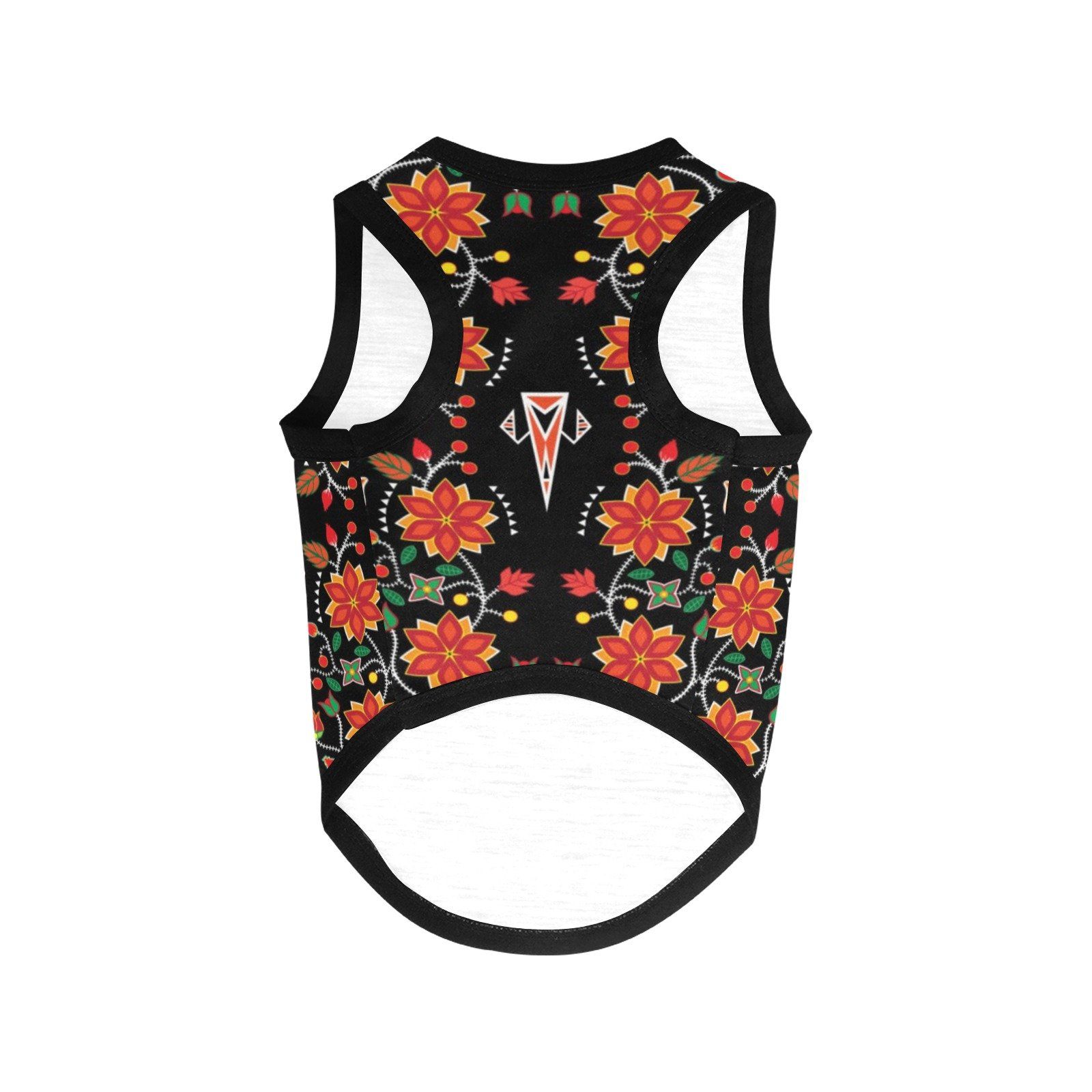 Floral Beadwork Six Bands All Over Print Pet Tank Top Pet Tank Top e-joyer