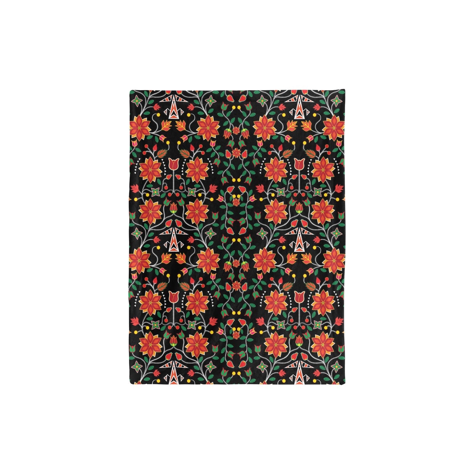 Floral Beadwork Six Bands Baby Blanket 30"x40" Baby Blanket 30"x40" e-joyer
