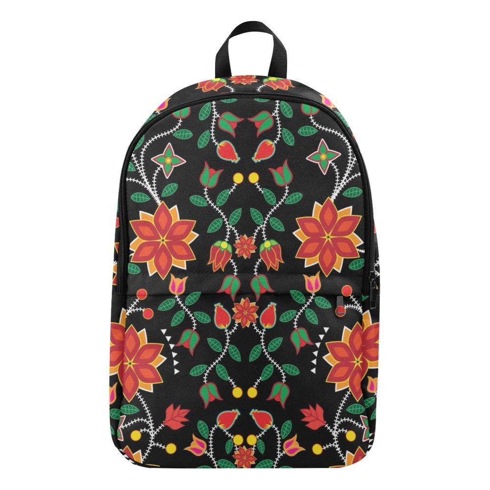 Floral Beadwork Six Bands Fabric Backpack for Adult (Model 1659) bag e-joyer 