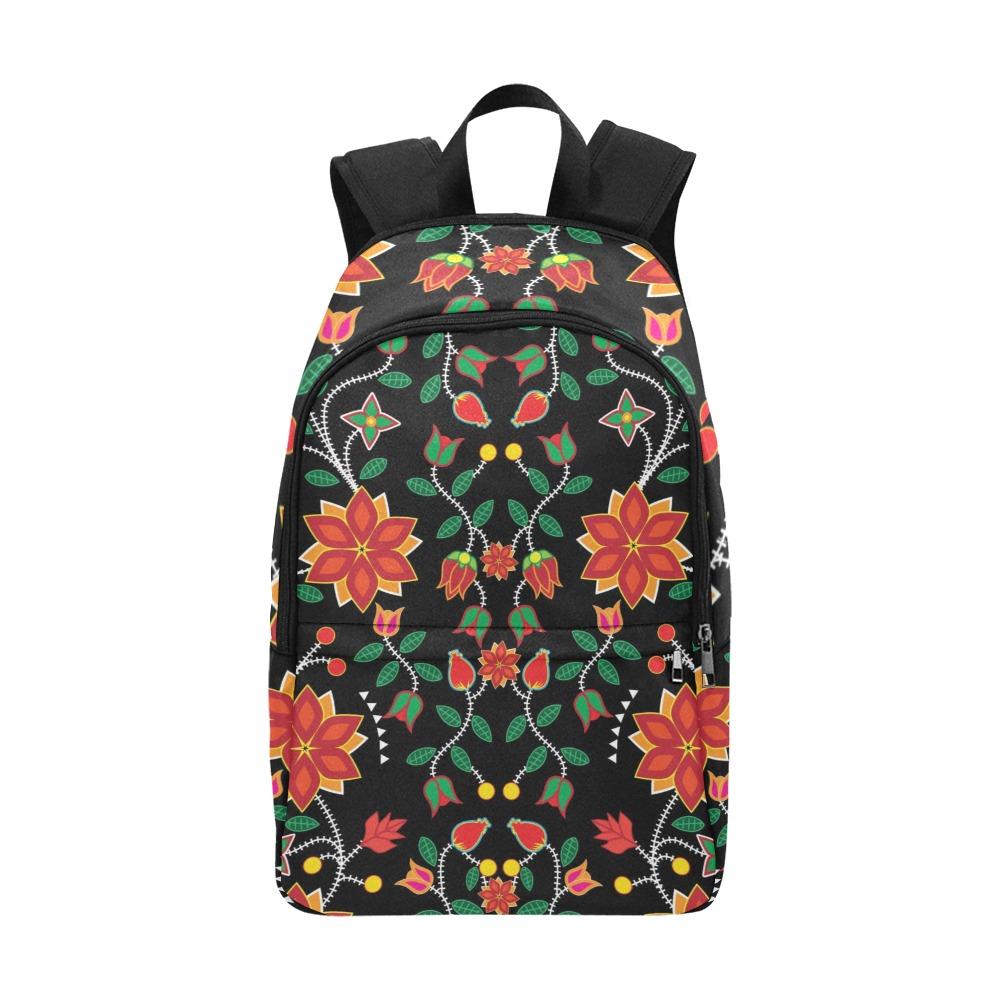 Floral Beadwork Six Bands Fabric Backpack for Adult (Model 1659) bag e-joyer