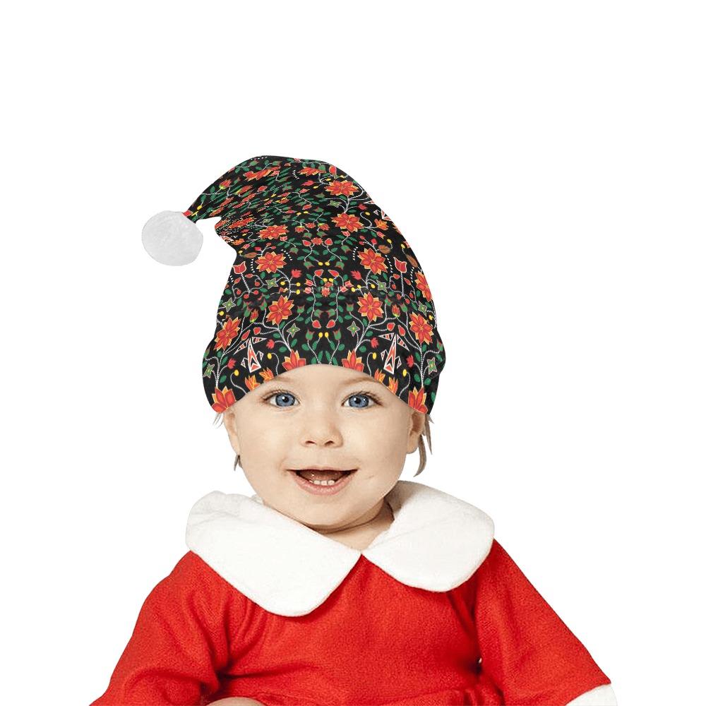 Floral Beadwork Six Bands Santa Hat Santa Hat e-joyer