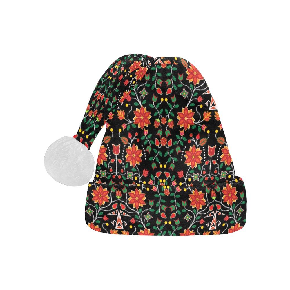 Floral Beadwork Six Bands Santa Hat Santa Hat e-joyer