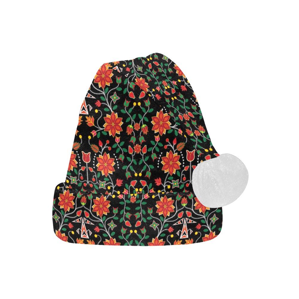 Floral Beadwork Six Bands Santa Hat Santa Hat e-joyer