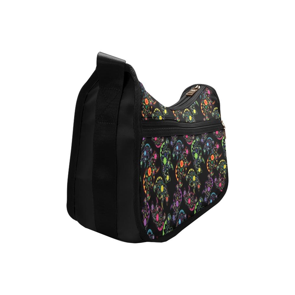 Floral Bear Crossbody Bags (Model 1616) Crossbody Bags (1616) e-joyer