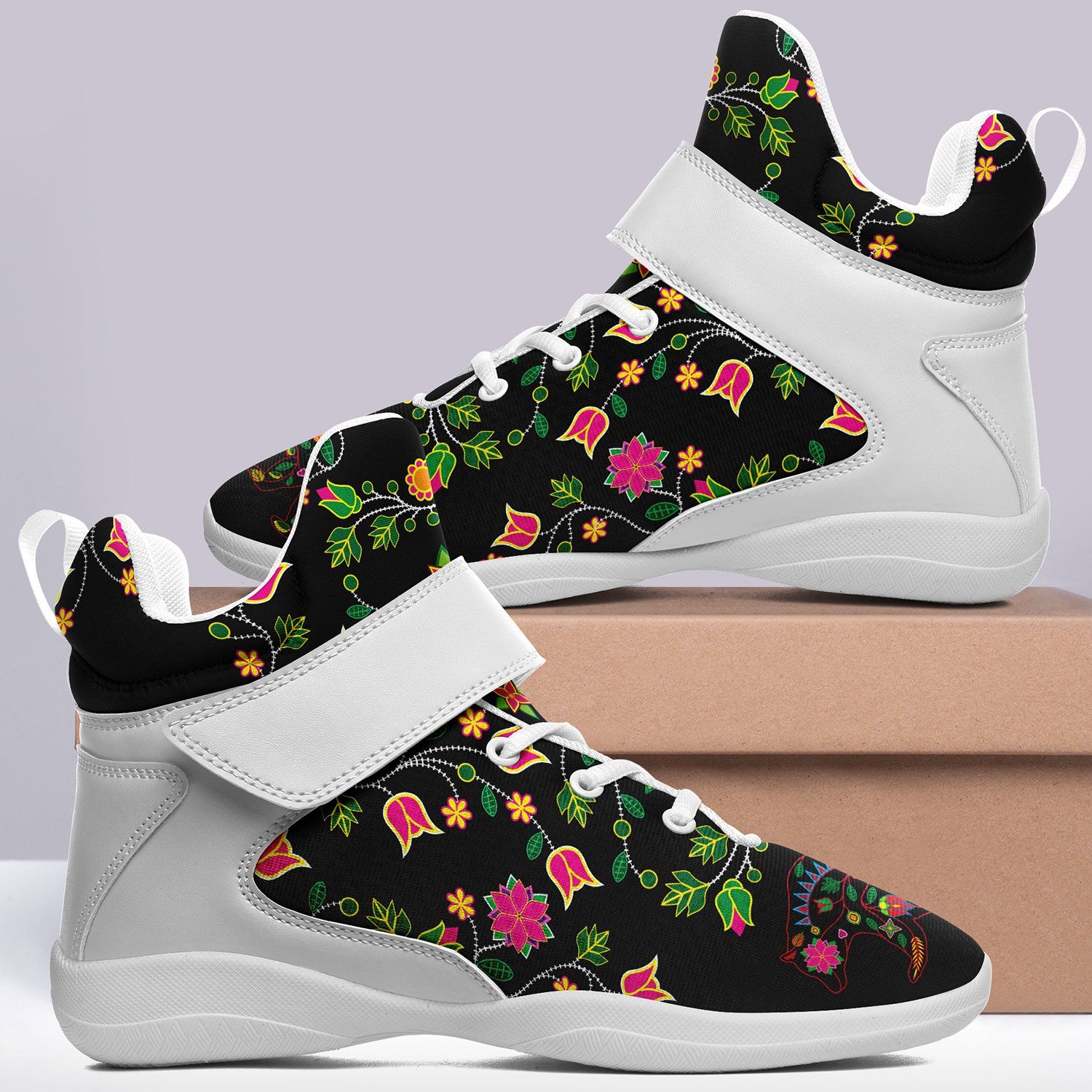 Floral Bear Ipottaa Basketball / Sport High Top Shoes 49 Dzine 