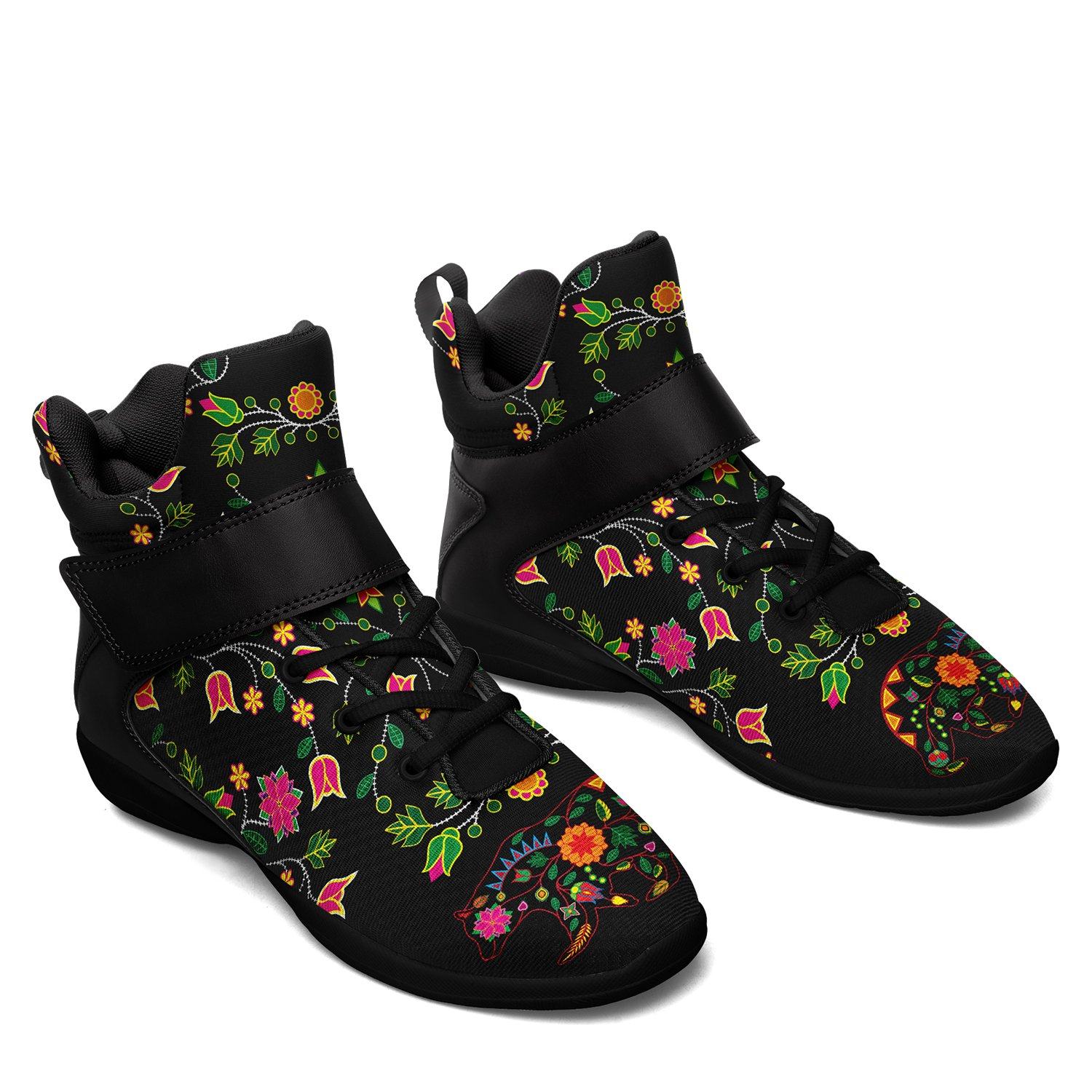 Floral Bear Kid's Ipottaa Basketball / Sport High Top Shoes 49 Dzine