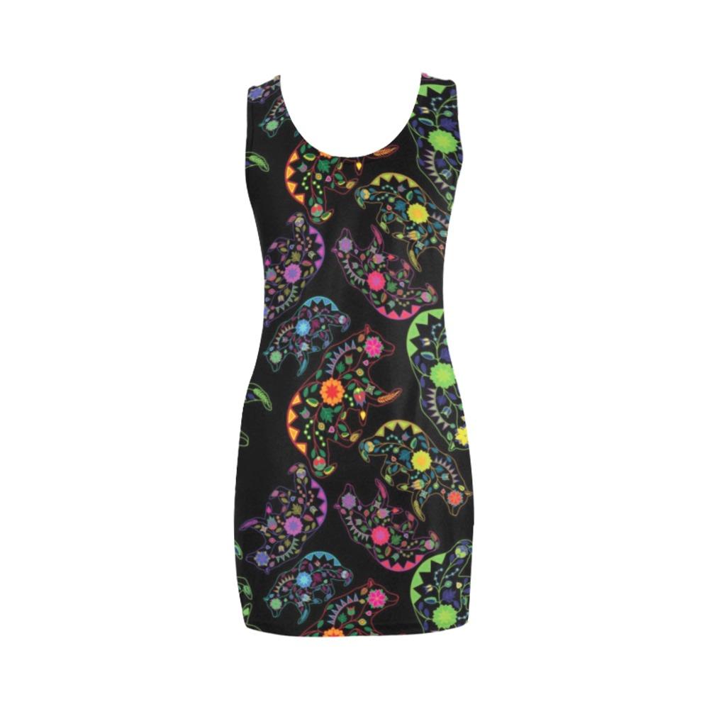 Floral Bear Medea Vest Dress (Model D06) Medea Vest Dress (D06) e-joyer