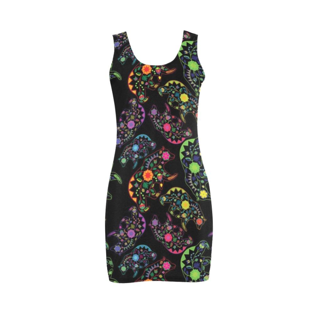 Floral Bear Medea Vest Dress (Model D06) Medea Vest Dress (D06) e-joyer