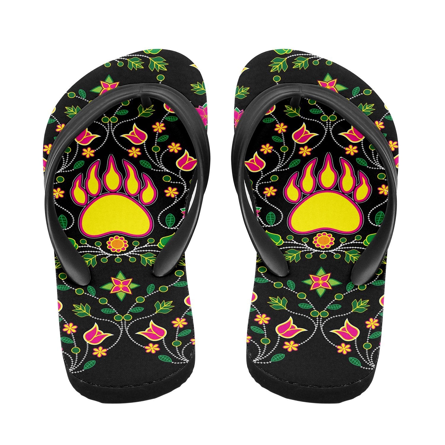 Floral Bearpaw Flip Flops 49 Dzine 