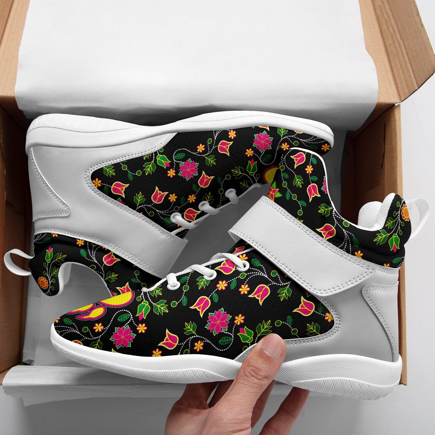 Floral Bearpaw Ipottaa Basketball / Sport High Top Shoes 49 Dzine