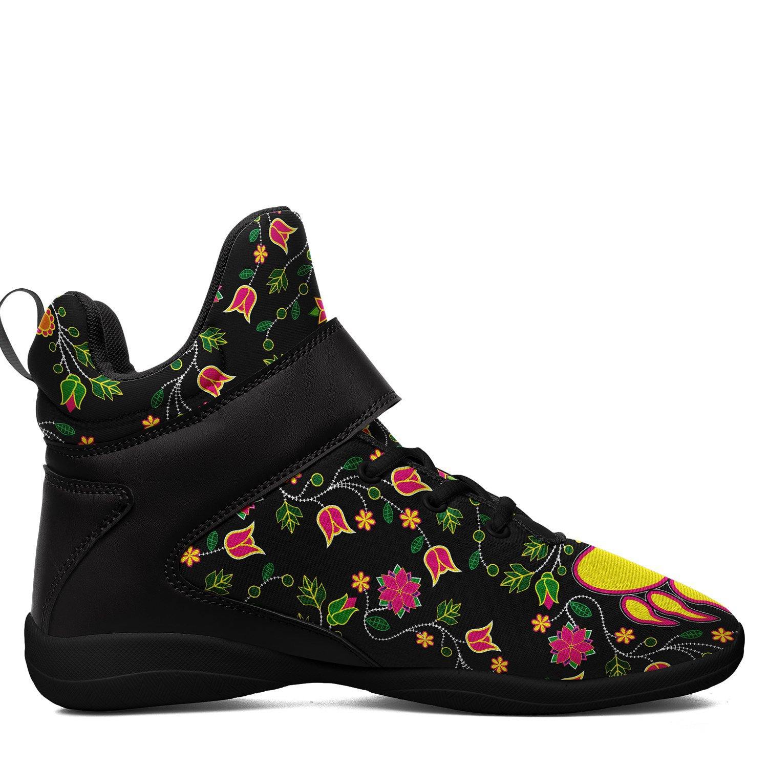 Floral Bearpaw Ipottaa Basketball / Sport High Top Shoes - Black Sole 49 Dzine
