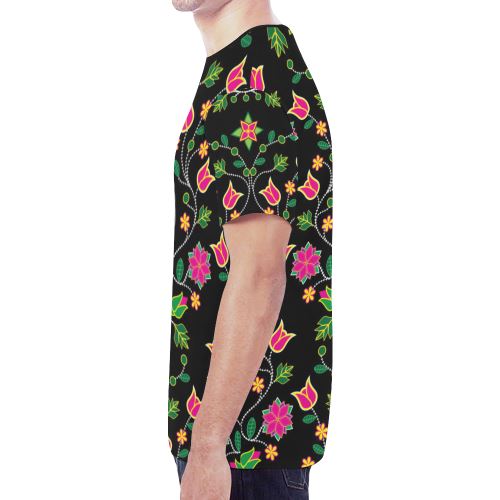 Floral Bearpaw New All Over Print T-shirt for Men (Model T45) New All Over Print T-shirt for Men (T45) e-joyer