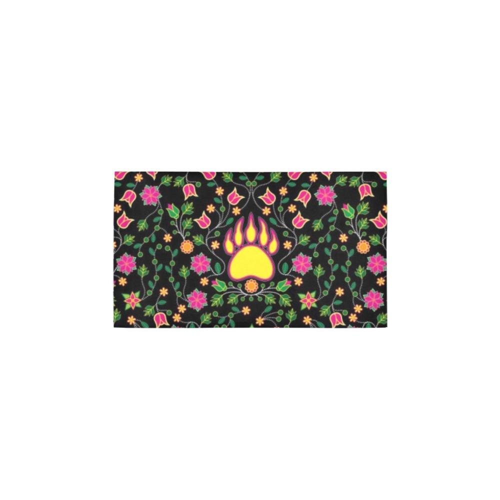 Floral Bearpaw Pink and Yellow Bath Rug 16''x 28'' Bath Rug 16''x 28'' e-joyer