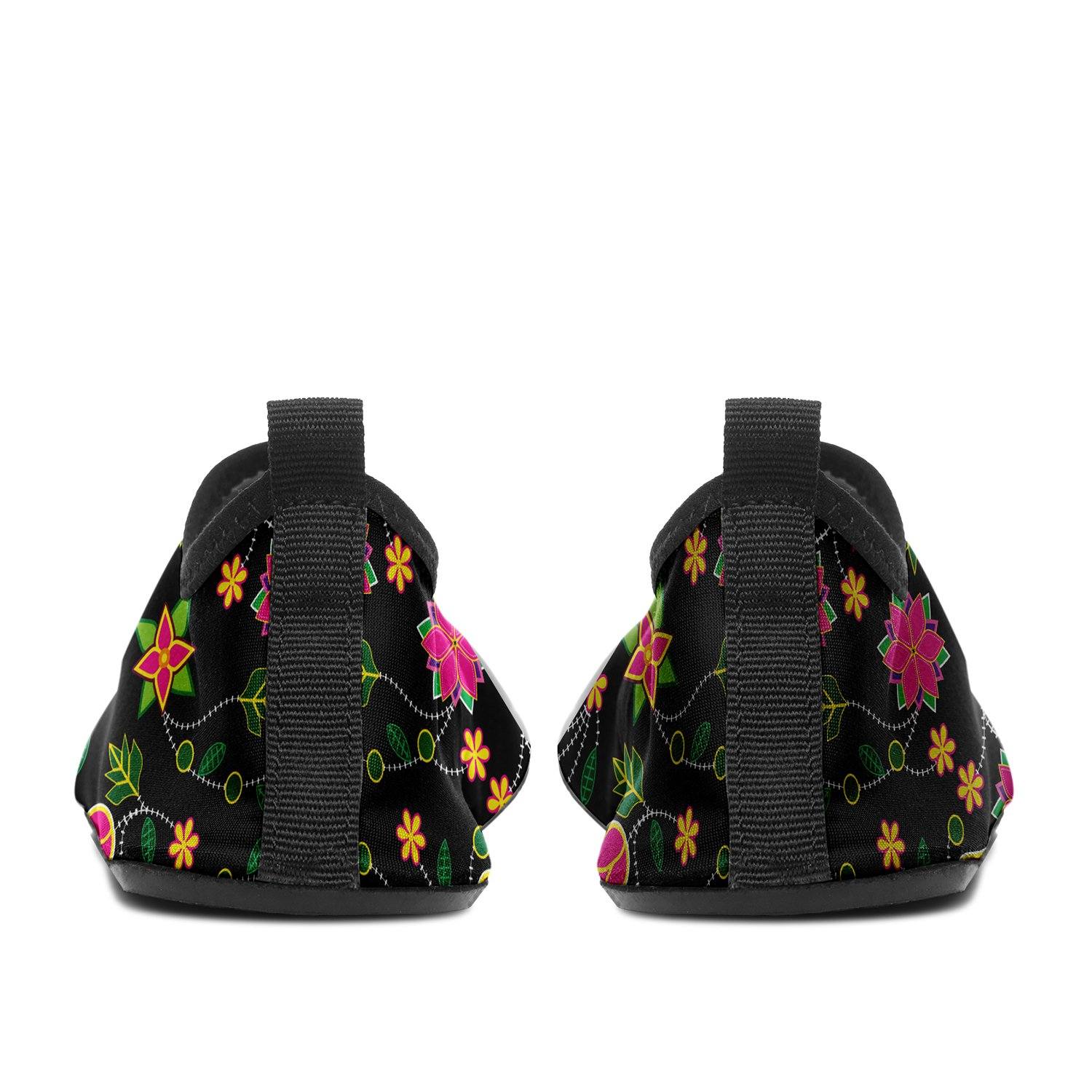 Floral Bearpaw Pink and Yellow Sockamoccs Slip On Shoes Herman